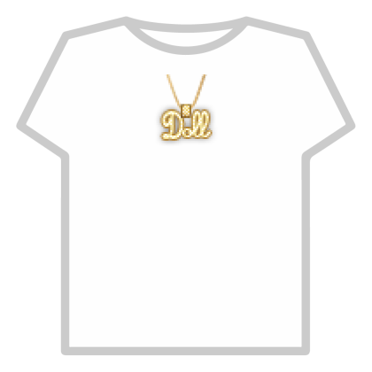 "Doll" gold necklace