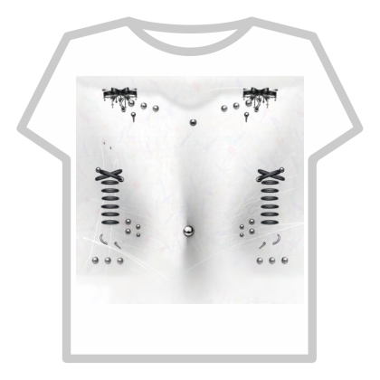 belly piercing set ties y2k