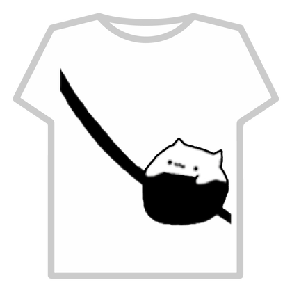 White Cat in a Black Bag